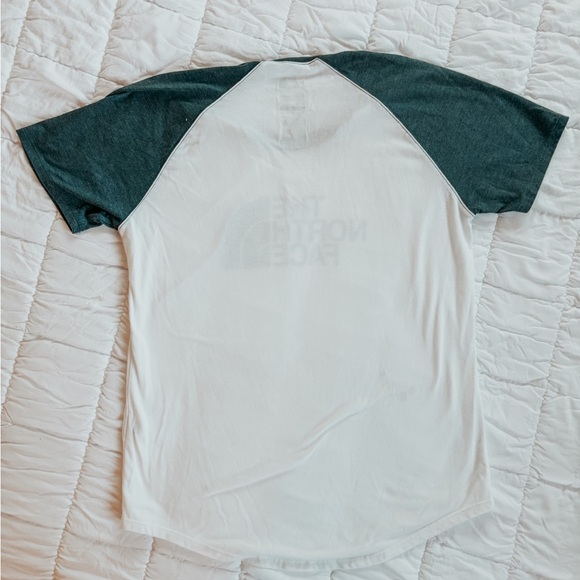 The North Face White and Black Raglan T-Shirt - Picture 3 of 4
